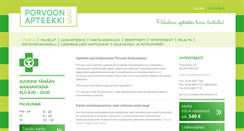 Desktop Screenshot of porvoonuusiapteekki.fi